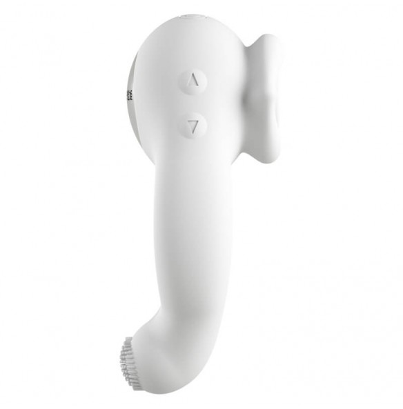 MizzZee - Interactive Suction Vibration Cock Ring (Chargeable - White)